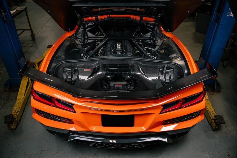 Chevrolet Corvette C8 Performance Air Intake - CORSA Performance - Dual Path Carbon Fiber with DryTech Filtration - Carbon Fiber - `23-`27